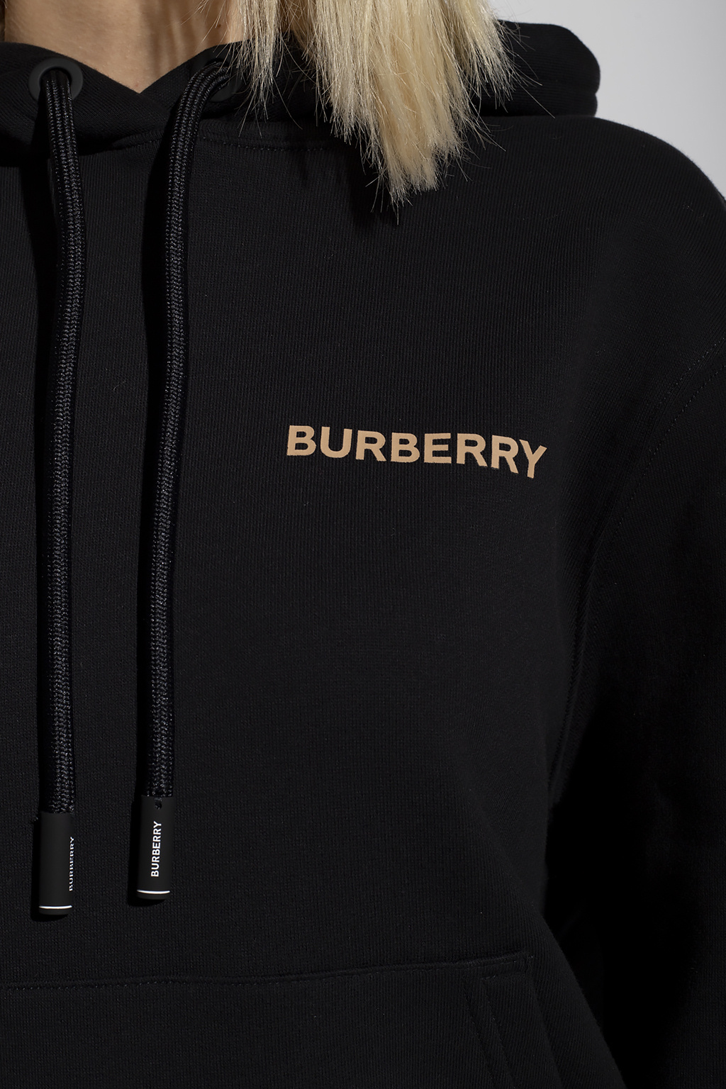 Burberry hoodie hot sale gold